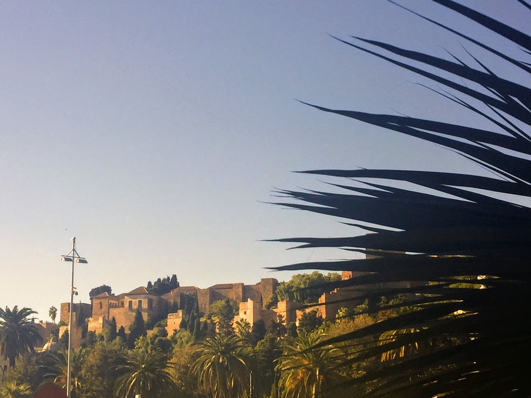 De vesting Alcazaba in Malaga